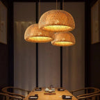 Hanging Rattan Pendant Light – Handmade Bamboo Lamp for Cozy Home Décor, Eco-Friendly Design 3