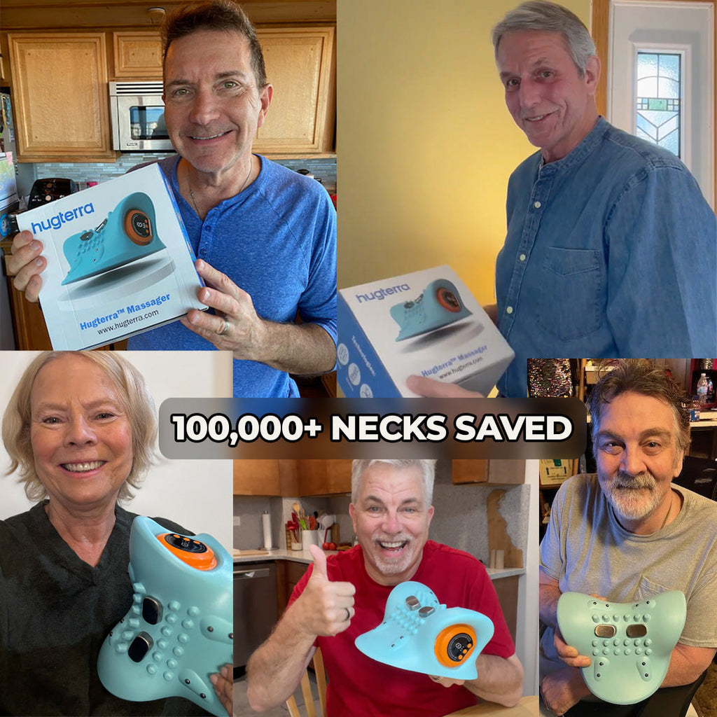 4-in-1 Neck Massager With Heat, EMS, And Stretch Support