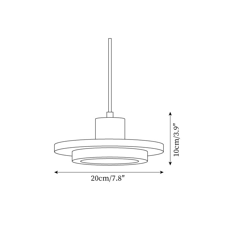 Lampada a sospensione LED in travertino Solaro | Fioriscas