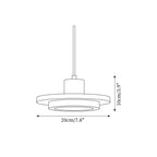 Lampada a sospensione LED in travertino Solaro | Fioriscas