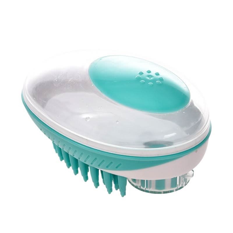 2-in-1 soap dispenser & massage brush for dogs - Fioriscas