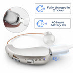 Rechargeable Digital Hearing Aid for Clear Sound Amplification & Daily Comfort - Ideal for Adults & Seniors