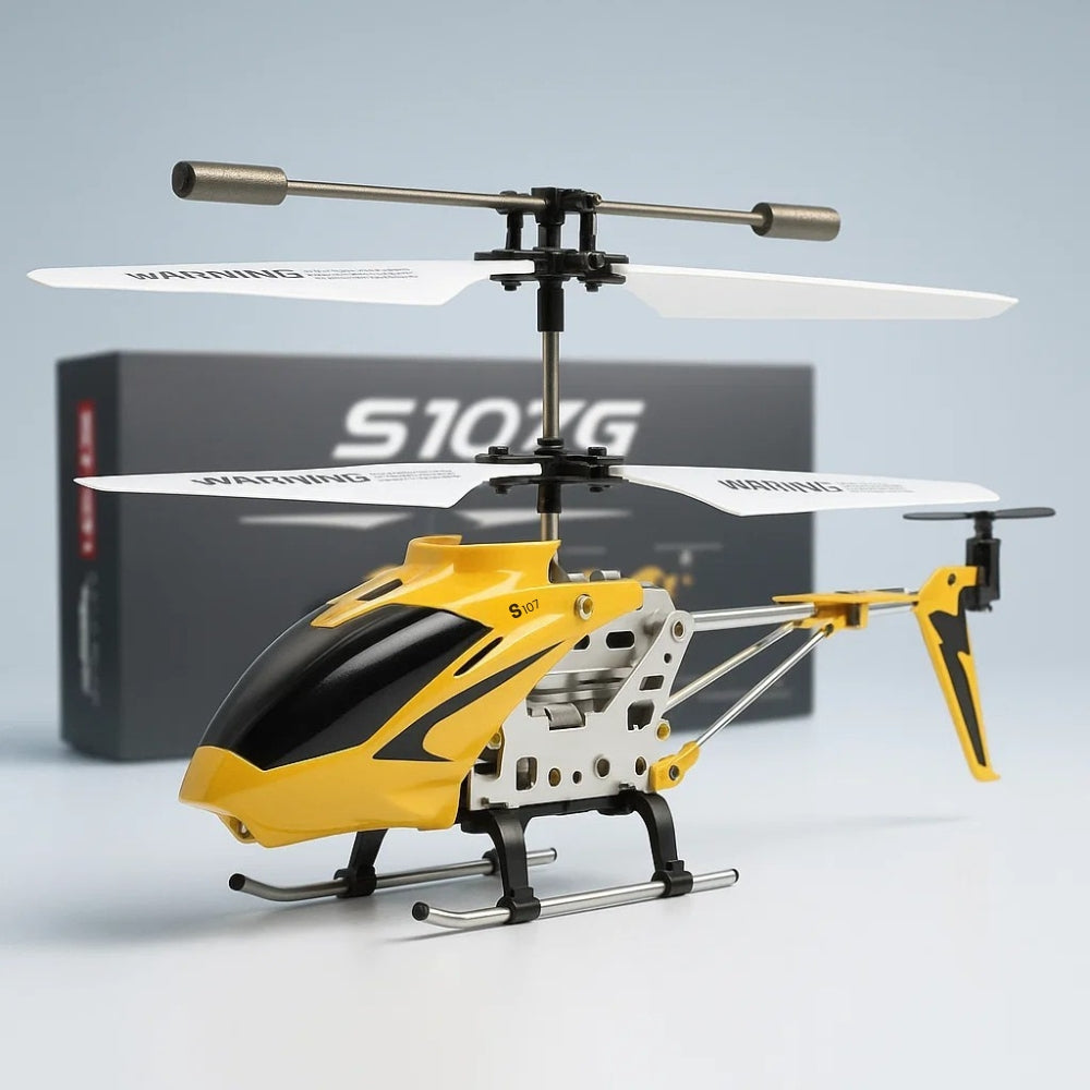 AstraVex SkyRidge Mini -kauko-ohjattava helikopteri, gyrovakautettu, 3,5-kanavainen metallirunko