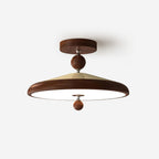 Belano Wooden Frame Round Ceiling Light - Neutralighting