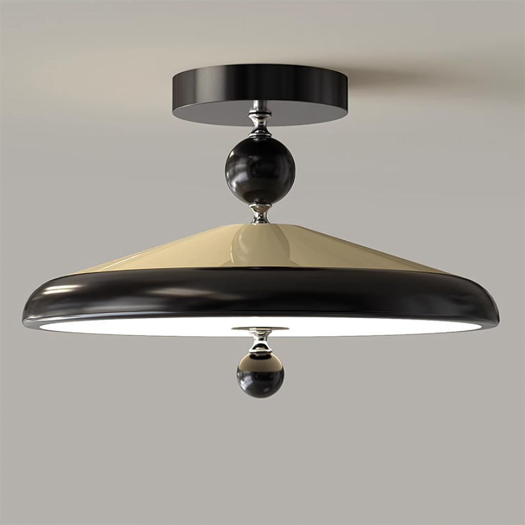 Belano Houten Frame Ronde Plafondlamp | Fioriscas