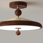 Belano Houten Frame Ronde Plafondlamp | Fioriscas