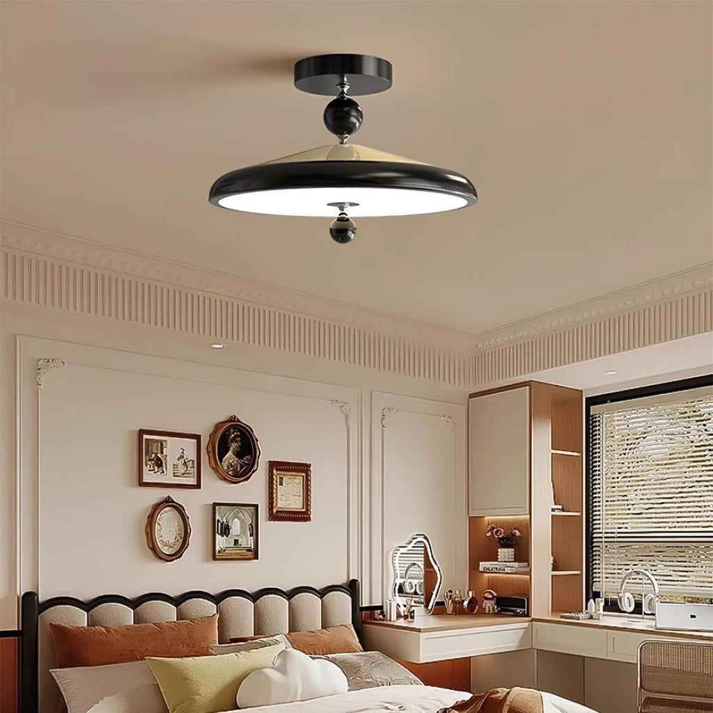 Belano Houten Frame Ronde Plafondlamp | Fioriscas