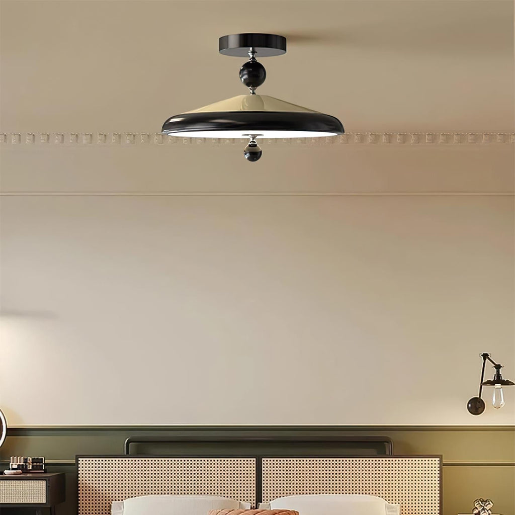 Belano Houten Frame Ronde Plafondlamp | Fioriscas