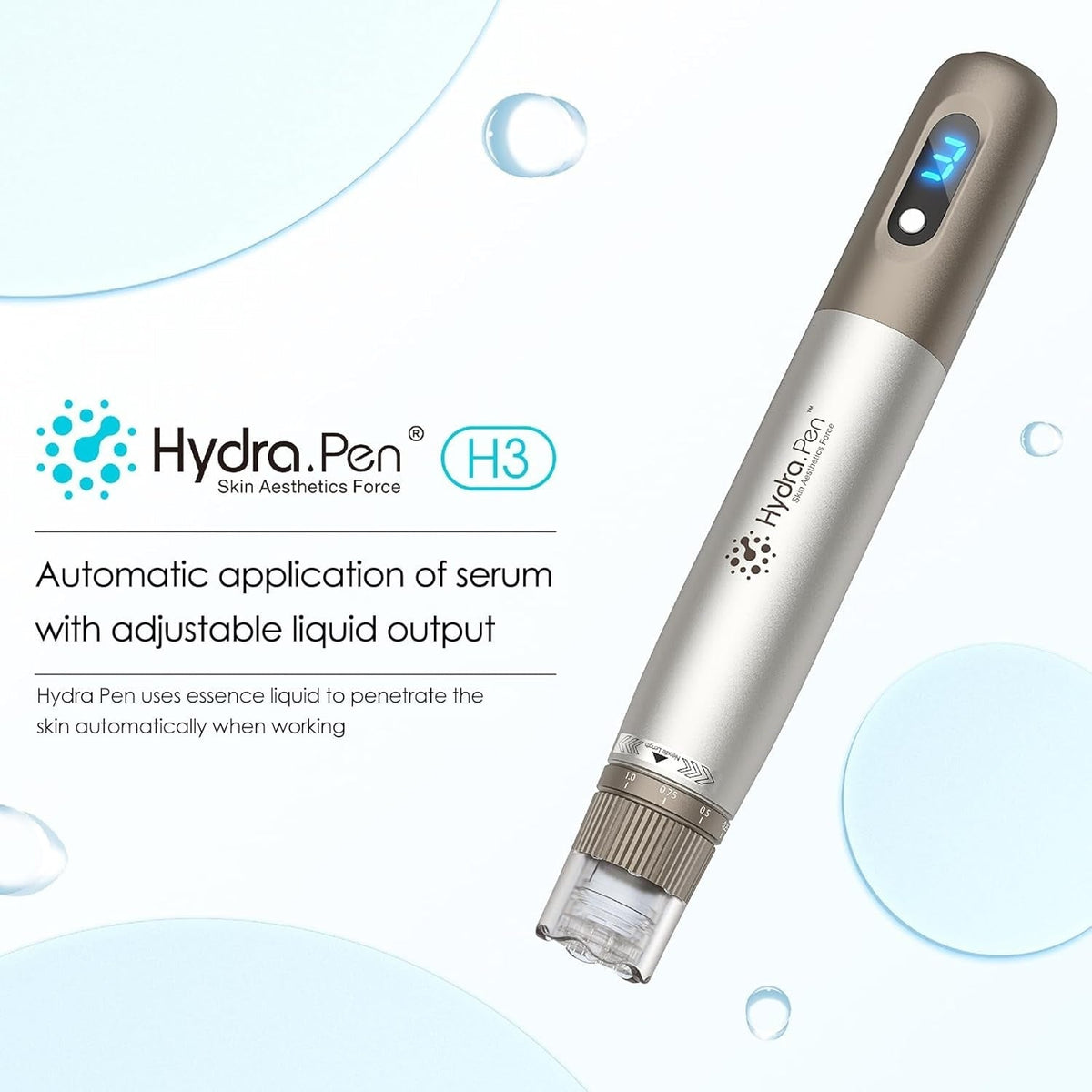 Hydra Pen H3 voor microneedling en seruminsluizing thuis | Fioriscas