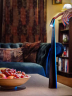 LumaNord genopladelig bordlampe med varmt LED-lys til spisning og læsning