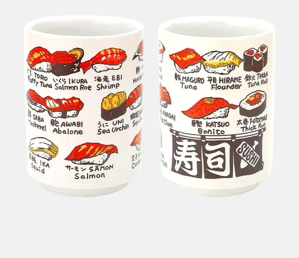 Kiyomi Hand-Painted Japanese Teacups, Collector's Edition
