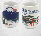 Kiyomi Hand-Painted Japanese Teacups, Collector's Edition