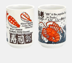 Kiyomi Hand-Painted Japanese Teacups, Collector's Edition
