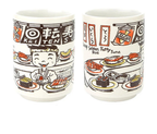 Kiyomi Hand-Painted Japanese Teacups, Collector's Edition