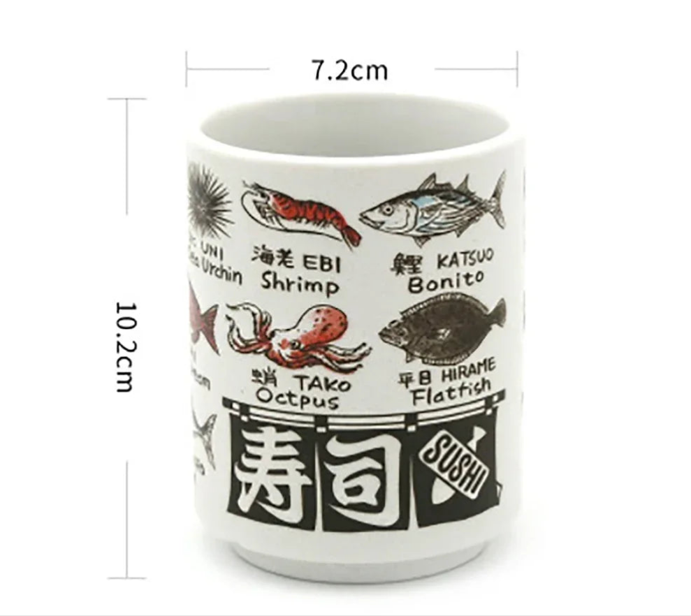 Kiyomi Hand-Painted Japanese Teacups, Collector's Edition