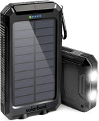 Solární powerbanka SolarPulse 20000mAh s LED svítilnou