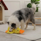 Juguete relajante de pato de peluche para perros, ideal para entretenimiento enriquecedor | Fioriscas