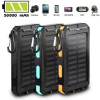 LyraCharge Waterproof Solar Power Bank, 30000mAh, IP67 Rated