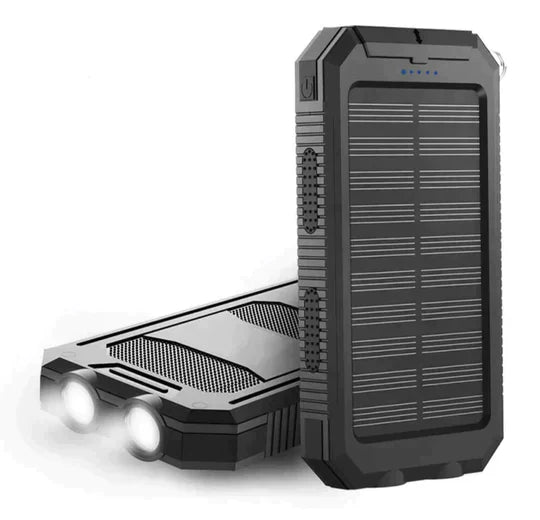 Solární powerbanka s kapacitou 500000mAh, voděodolná s krytím IP67 pro venkovní použití
