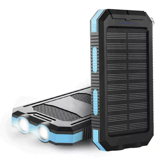 Solární powerbanka s kapacitou 500000mAh, voděodolná s krytím IP67 pro venkovní použití