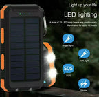 LyraCharge Waterproof Solar Power Bank, 30000mAh, IP67 Rated