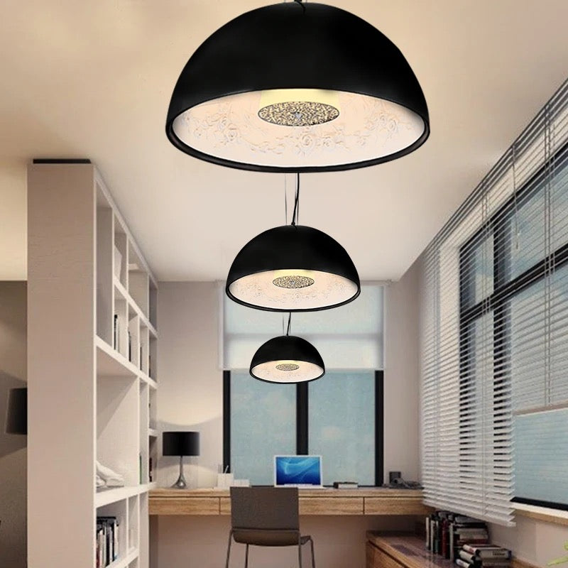 Mid-century-tyylinen himmennettävä LED-riippuvalaisin ruokailu- ja olohuoneisiin