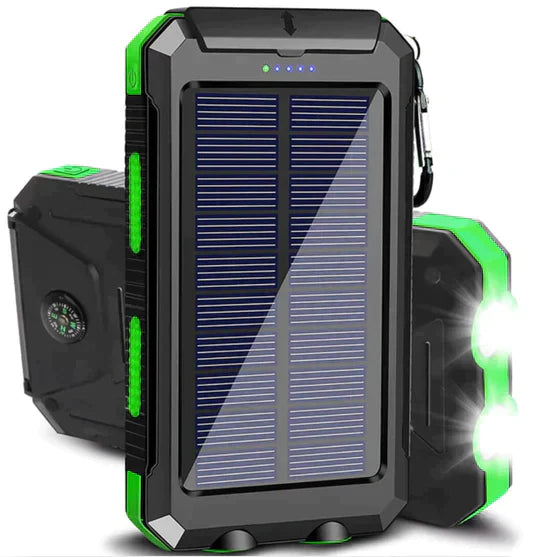 LyraCharge Waterproof Solar Power Bank, 30000mAh, IP67 Rated
