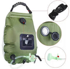 Solar Backpackers Shower Bag With Removable Hose And Hot On Off Switch | Fioriscas