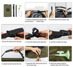 Solar Backpackers Shower Bag With Removable Hose And Hot On Off Switch | Fioriscas
