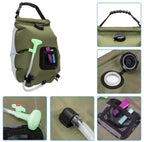 Solar Backpackers Shower Bag With Removable Hose And Hot On Off Switch | Fioriscas
