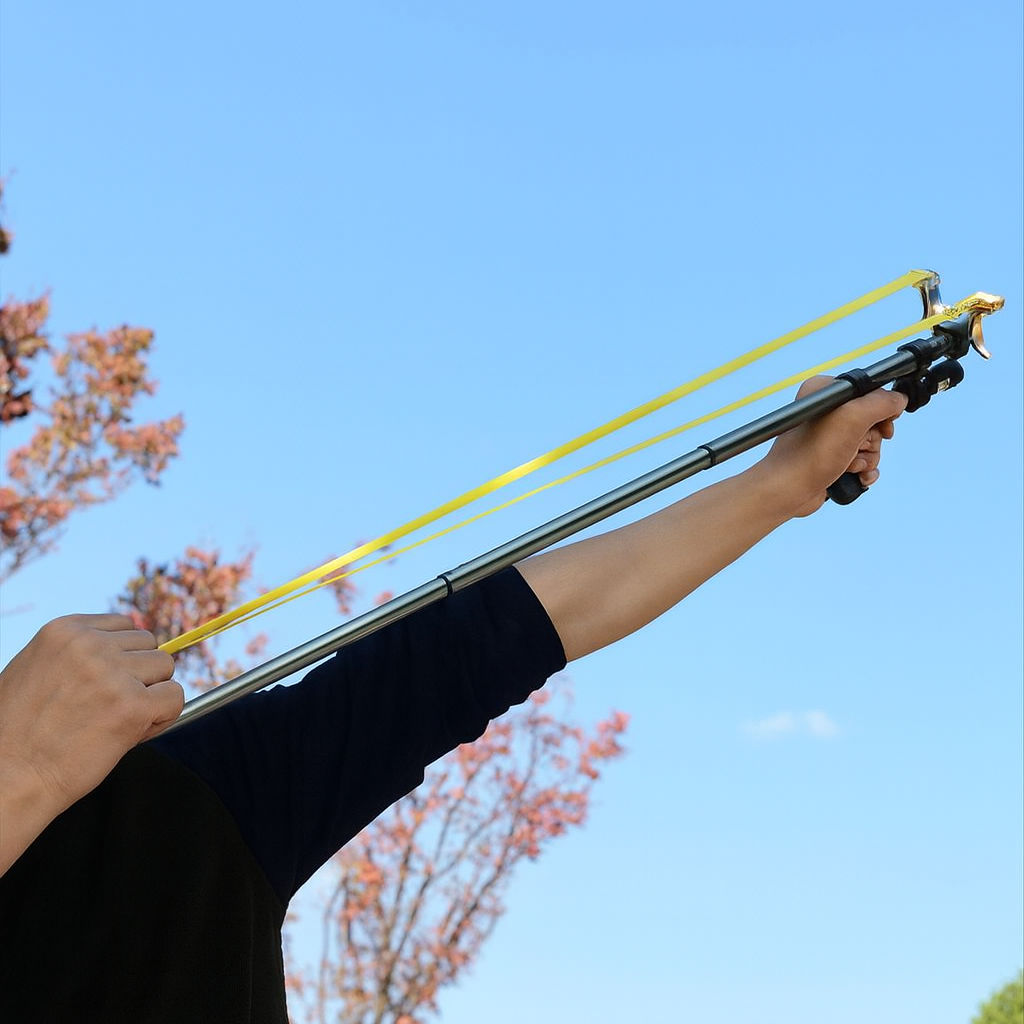 High Power Telescopic Laser Slingshot