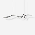 Aveline Modern Black LED Wave Pendant Light - Neutralighting