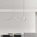 Suspension LED noire moderne Aveline | Fioriscas