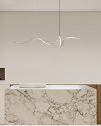 Suspension LED noire moderne Aveline | Fioriscas