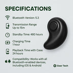Spánková sluchátka LumaSleep Bluetooth 5.3 s pohodlným uchycením pro spáče na boku