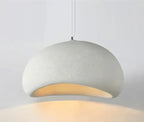 Závěsná lampa Cavelle Geometric s povrchem vzhledu cementu, 5 velikostí