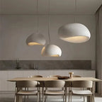 Závěsná lampa Cavelle Geometric s povrchem vzhledu cementu, 5 velikostí