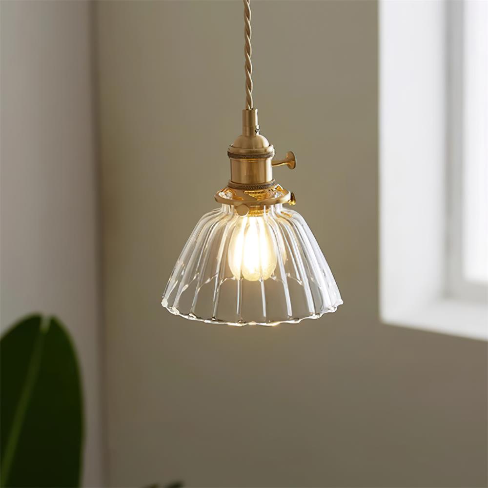 Glint Klare Glas-Hängeleuchte | Fioriscas