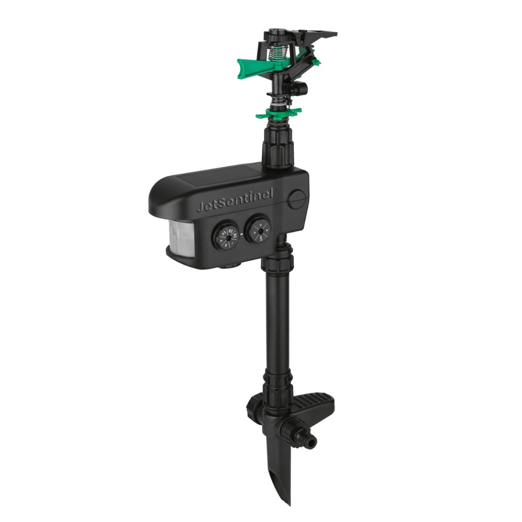 Professional Solar Motion-Activated Water Deterrent for Wildlife & Garden Pests | Fioriscas