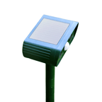 Disuasor solar de perros activado por movimiento para patios, entradas de vehículos y espacios exteriores | Fioriscas