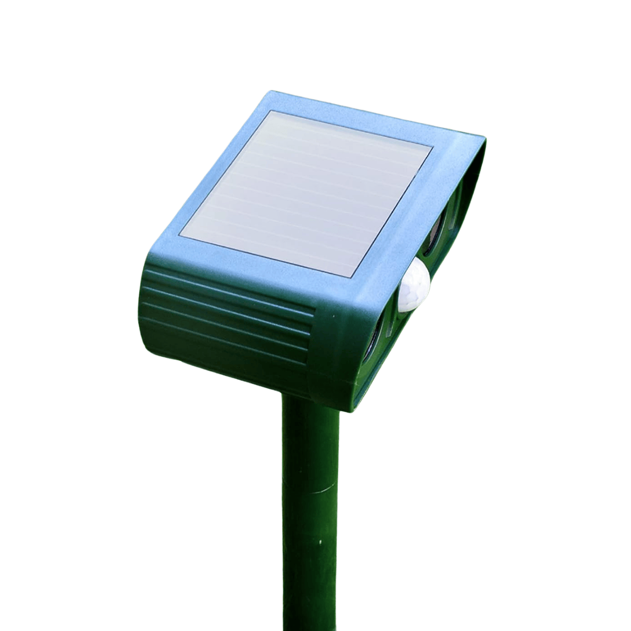 Disuasor solar de perros activado por movimiento para patios, entradas de vehículos y espacios exteriores | Fioriscas