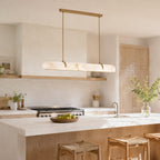 Astra Copper Alabaster Chandelier for Modern Dining Rooms and Kitchen Islands
