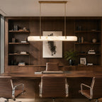 Astra Copper Alabaster Chandelier for Modern Dining Rooms and Kitchen Islands