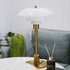 Lampe de table minimaliste, éclairage LED chaud NovaGlow, design nordique à intensité réglable