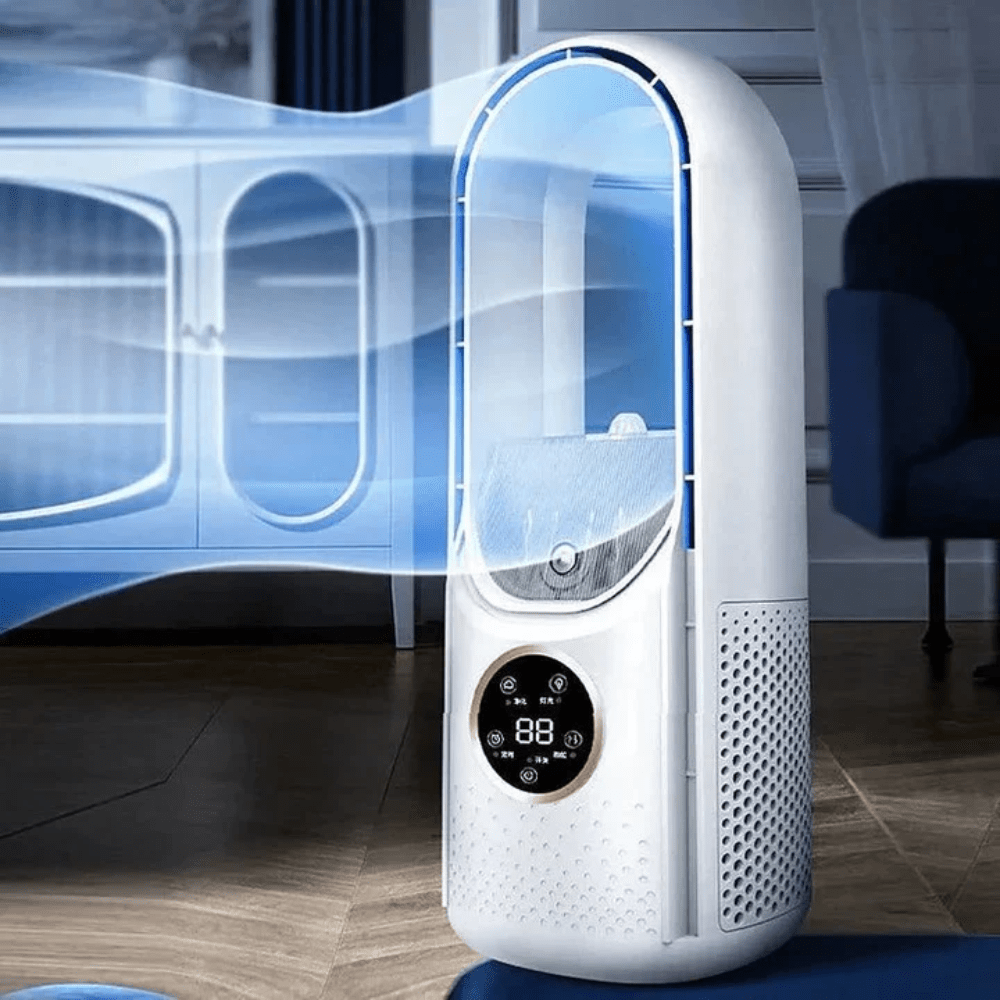 Rotorloser Tischkühlventilator für Homeoffice und Arbeitsplätze