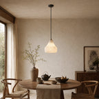 Luz Pendente LumaNest de Alabastro para Interiores Modernos  