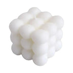 Vela de cubo de cera de soja hecha a mano, decorativa y fragante - Fioriscas