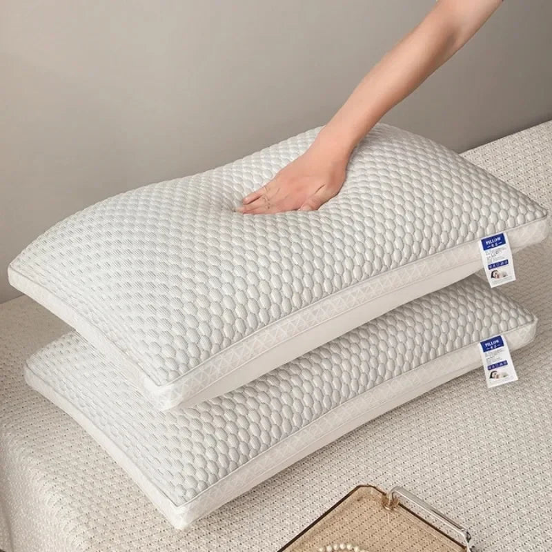 KühlKissen 3D - Atmungsaktives Nackenstützkissen mit Massageeffekt für Erholsamen Schlaf 0