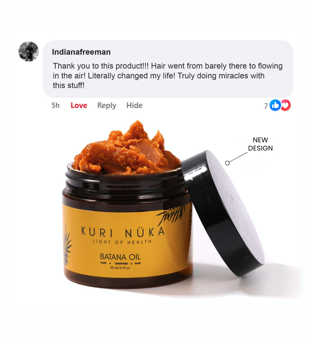 Authentic Hand-Extracted Batana Oil For Scalp Care and Nourishment