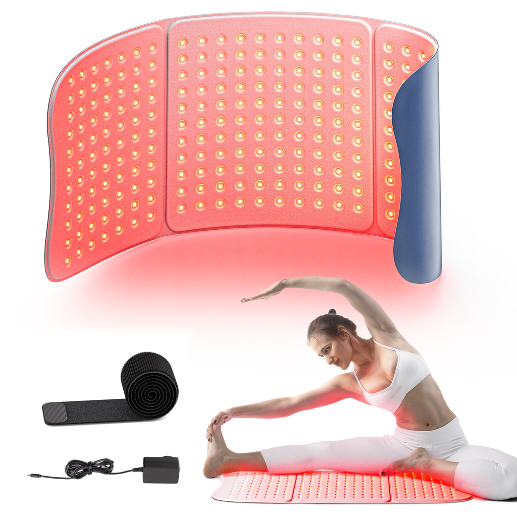 Großes Rotlichttherapie-Pad – 792 LEDs, 36 W für den gesamten Rücken und die Taille | Fioriscas